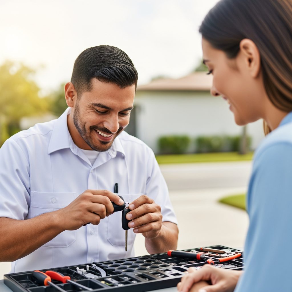 Car key replacement service in Orient Park Tampa 33610
