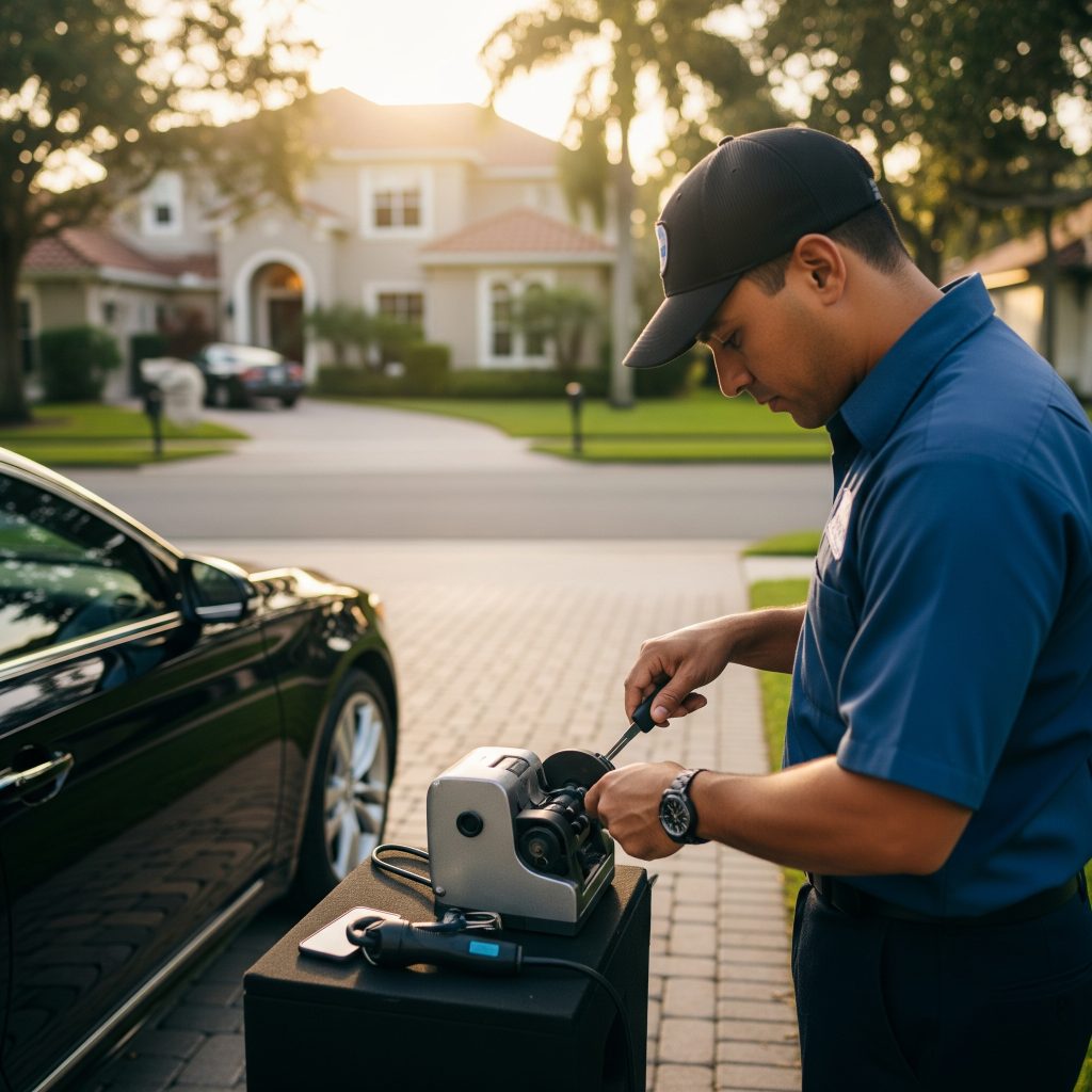 ar locksmith cutting a key in Palma Ceia Tampa ZIP 33629