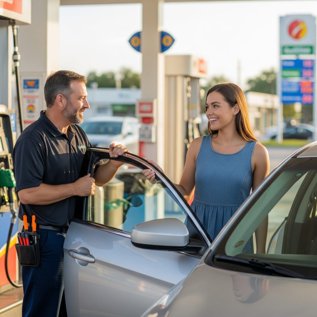 Automotive emergency locksmith unlocking car in 33629 Tampa