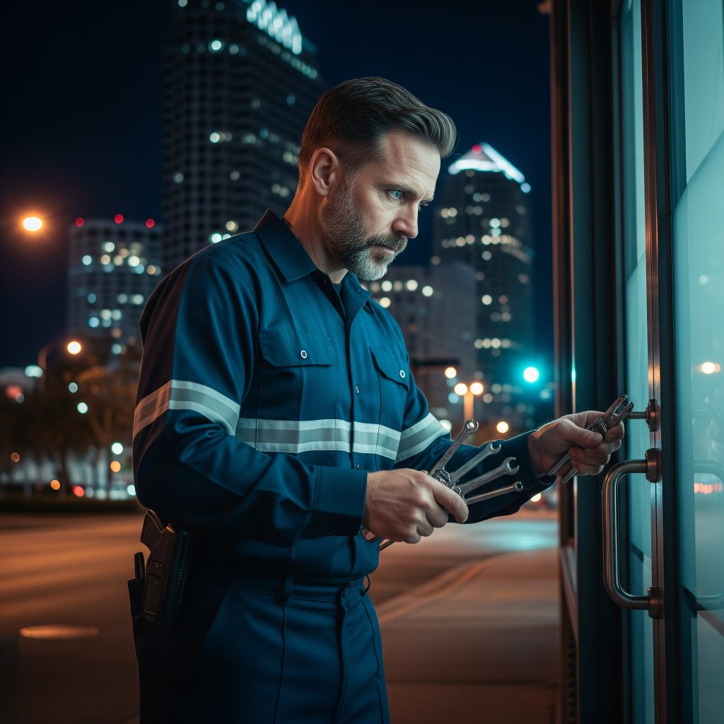 Emergency commercial lockout service near Henderson Blvd Tampa 33629
