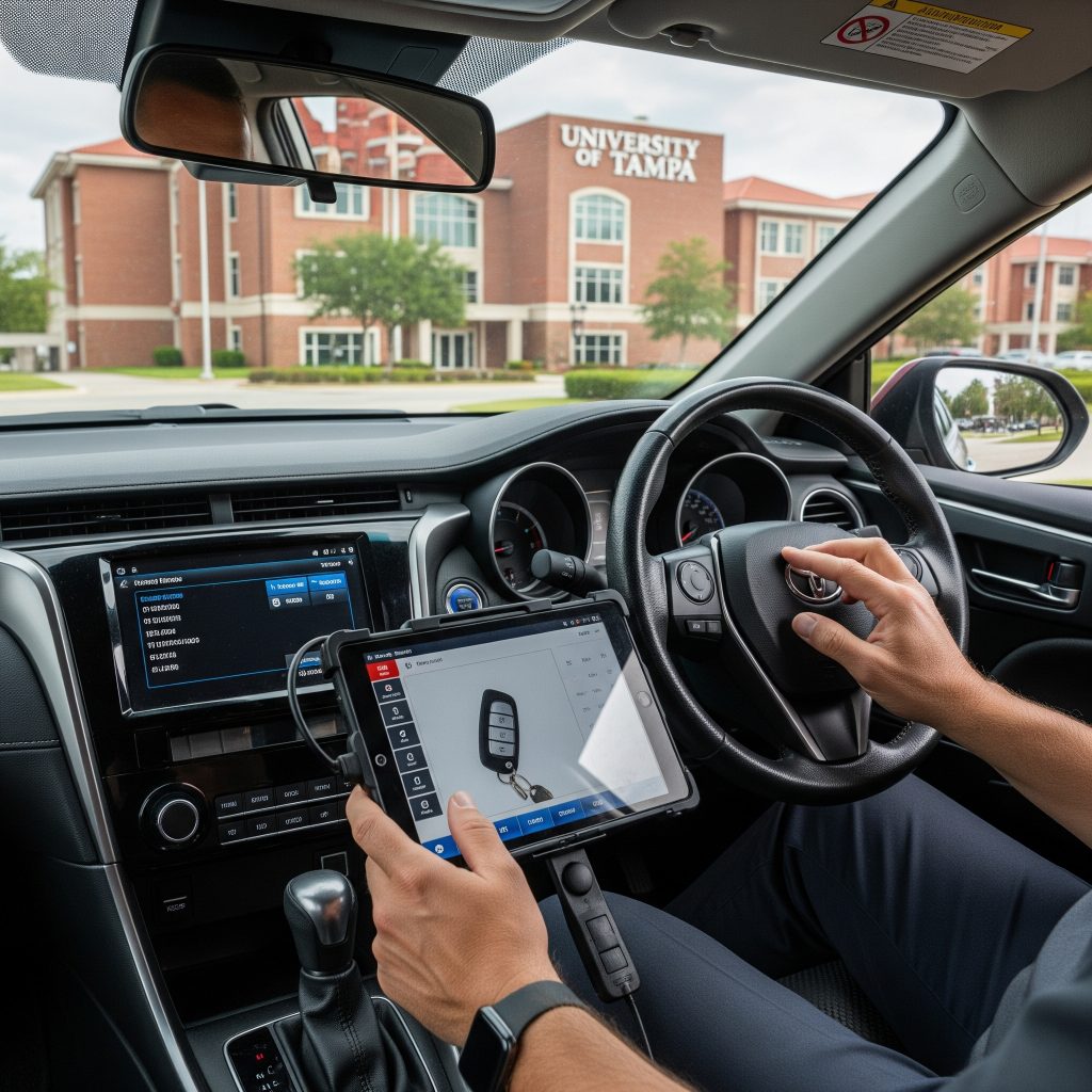 Key fob programming for Toyota near University of Tampa