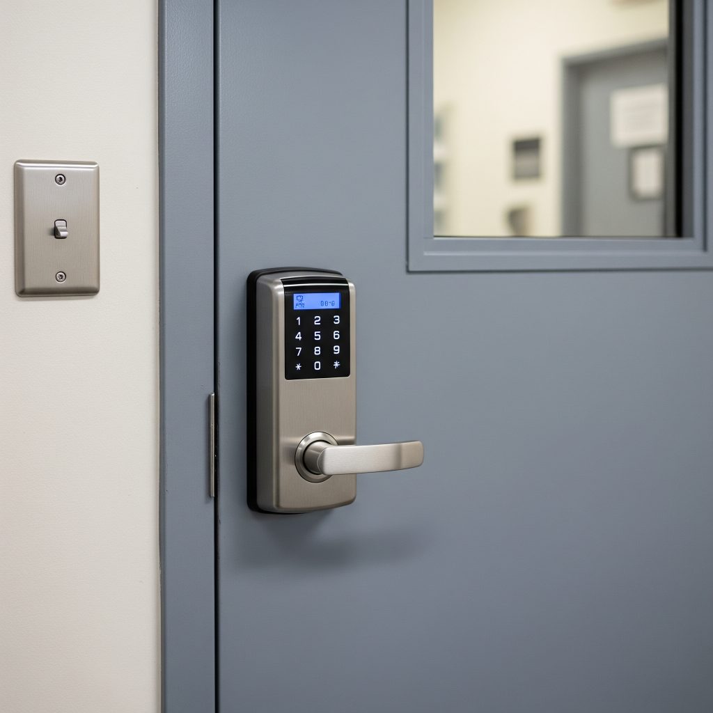 Keypad lock installation for commercial property in 33629