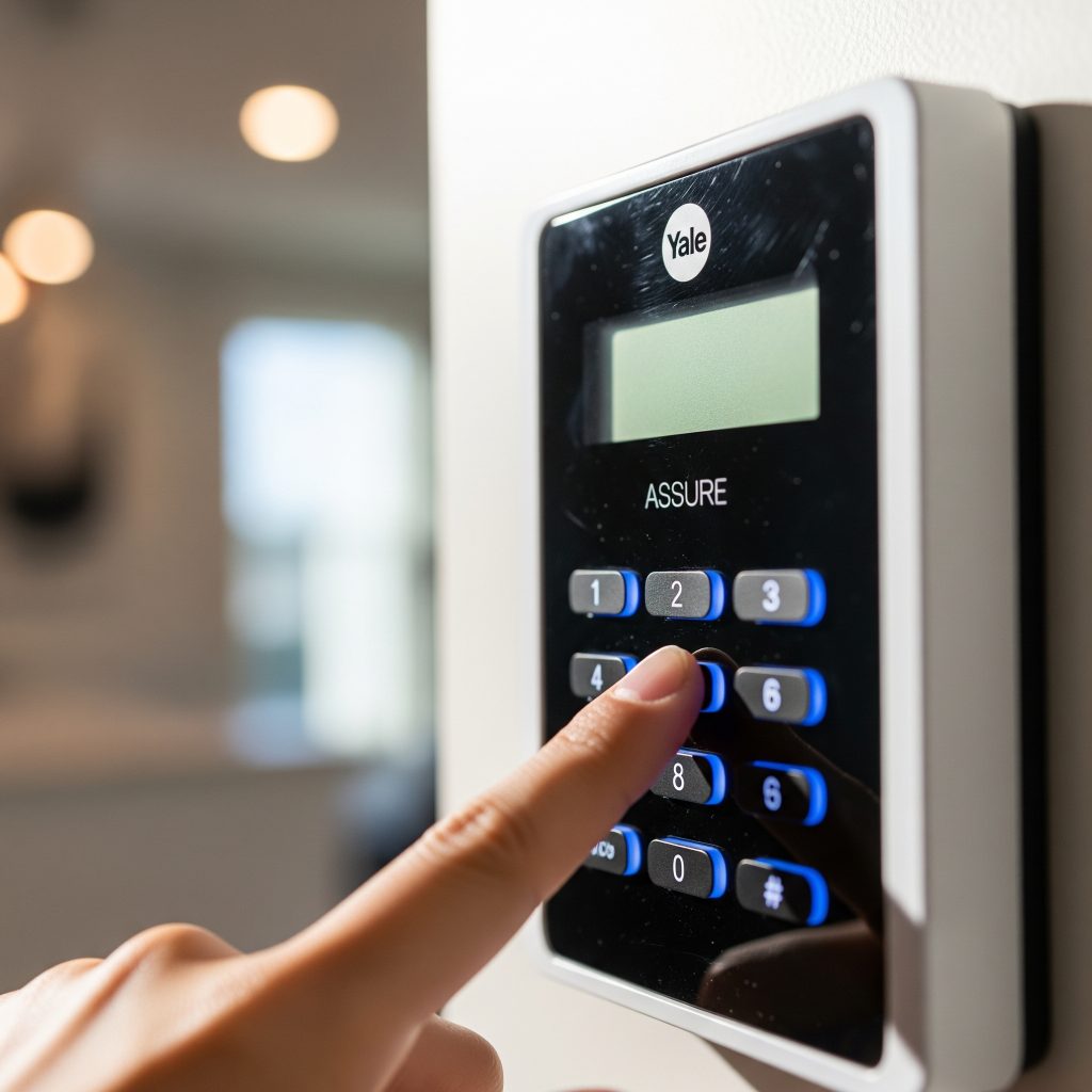 Smart lock keypad programming on Davis Islands vacation rental ZIP 33606