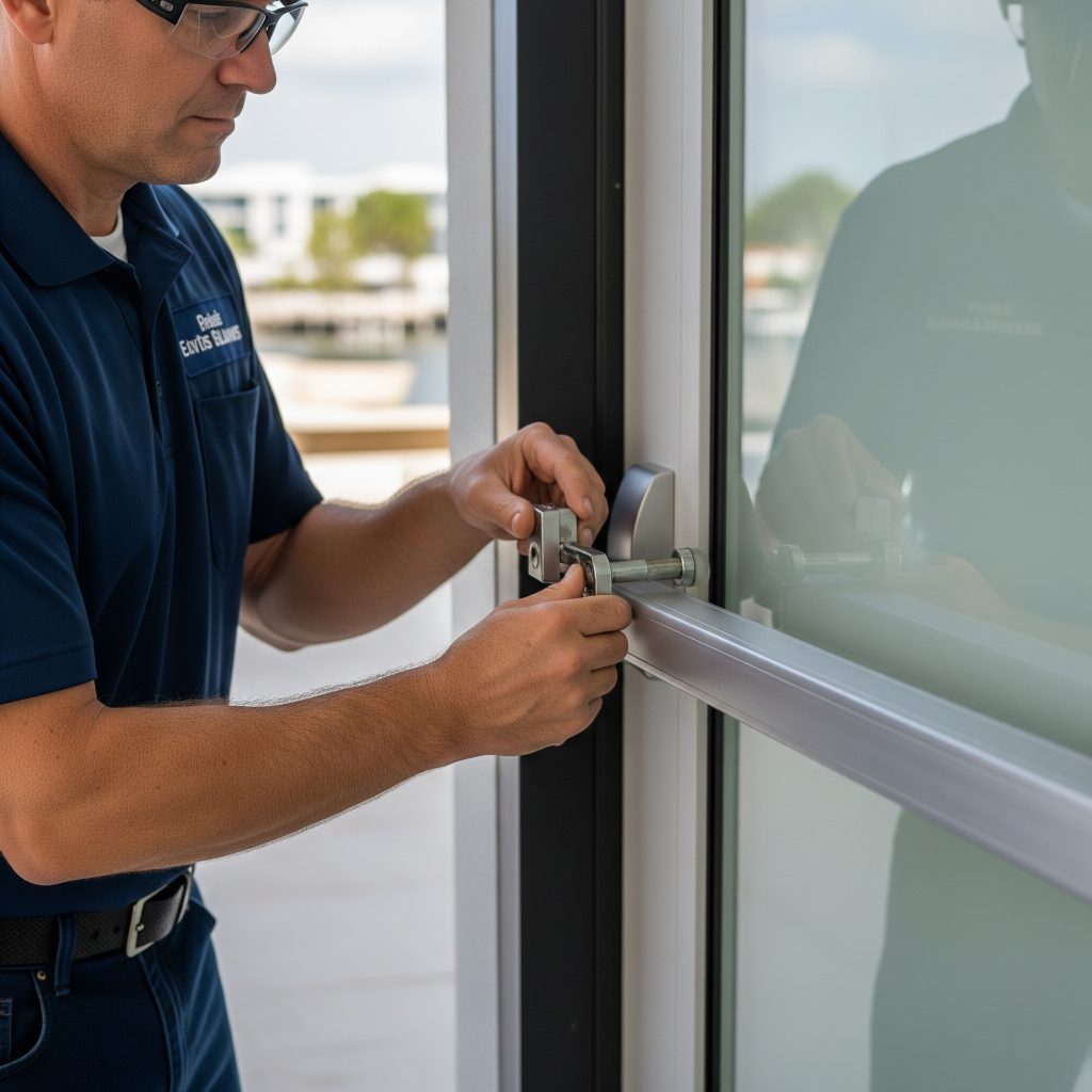 Locksmith helping with business lockout on Palma Ceia in Tampa ZIP 33606